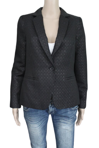 La Redoute (drága márka) anyagában mintás, divatos blézer/kabátka, 38-as