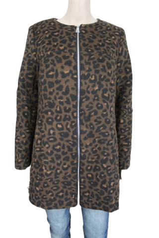 Tailored (drága márka!) finom puha anyagú, hosszított fazonú, nőies átmeneti kabát, UK12/40-es