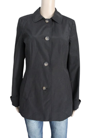 BHS szép, karcsúsított fazonú, vékony átmeneti kabát, UK10/38-as