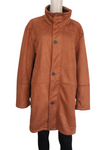 Order Plus bundabéléses, hasított bőr hatású kabát, XL-es