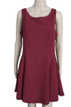 H&M vörösbor színű ruha, akár alkaloma is, 42-es